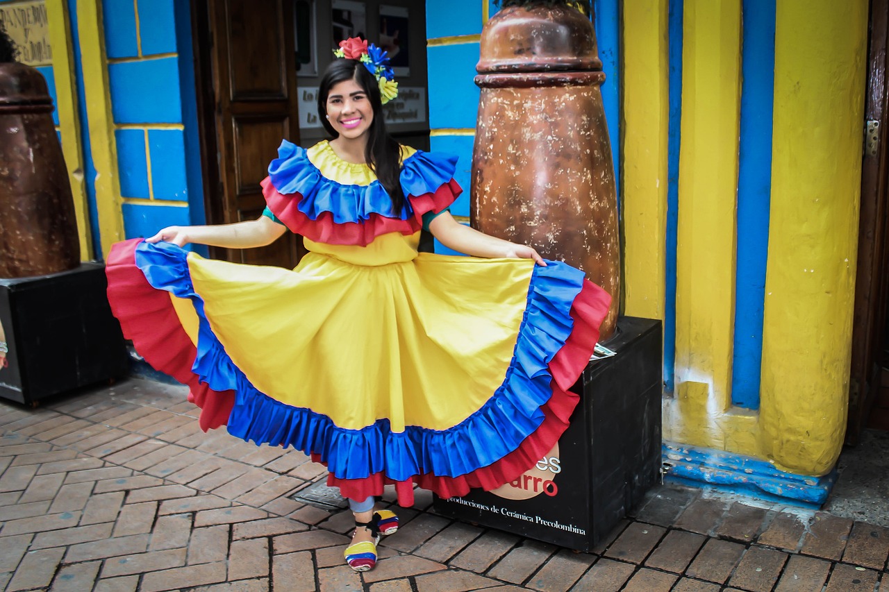 Uitbundige kleding tijdens Feria de Cali